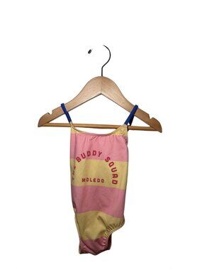 NWT Piupiuchick Buddy Squad Pink Yellow Swimsuit 24M